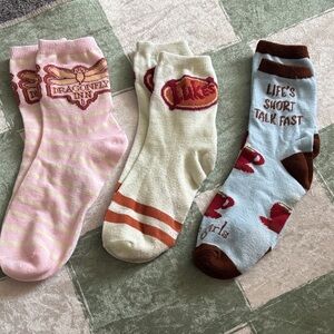 Gilmore girls women’s crew socks